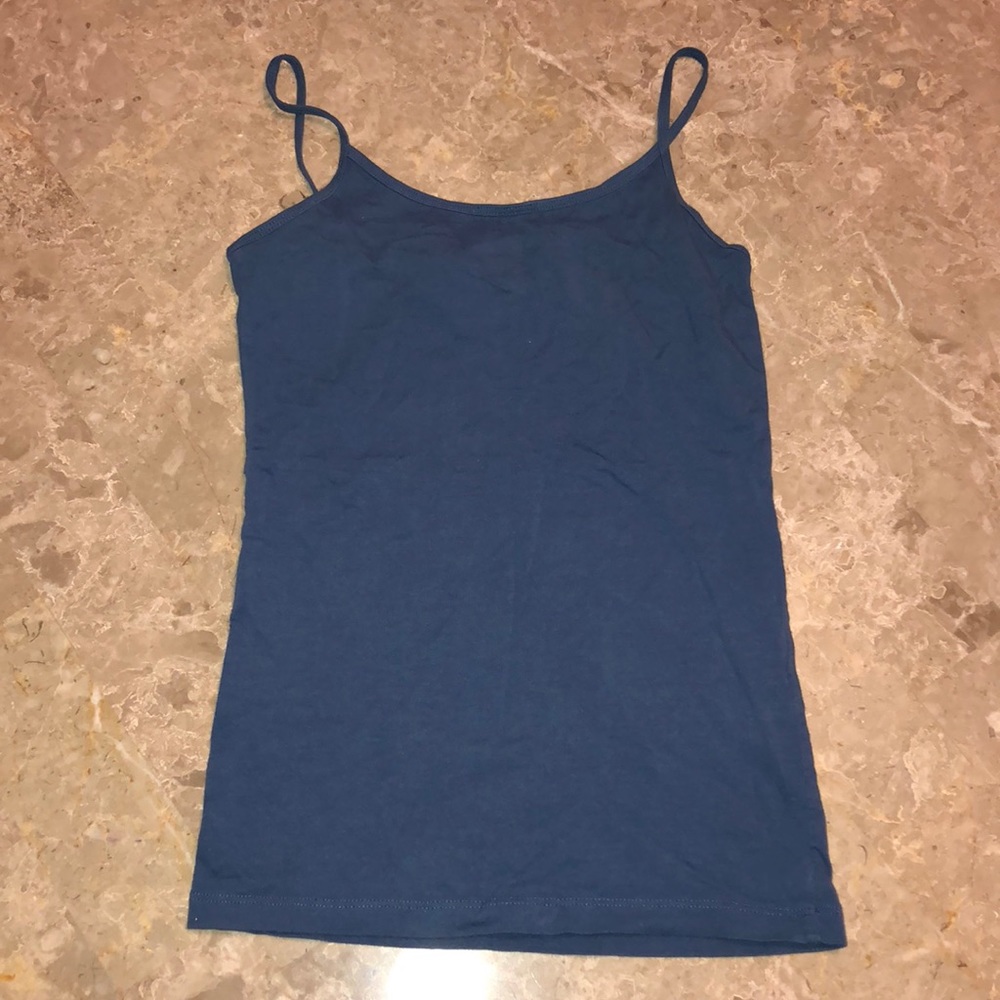 Blue tank